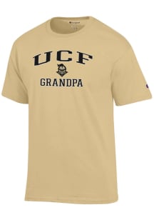Champion UCF Knights Gold Logo Grandpa Jersey Short Sleeve T Shirt
