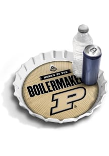 Purdue Boilermakers Bottle Cap Serving Tray