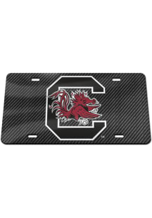 South Carolina Gamecocks Black Carbon Car Accessory License Plate