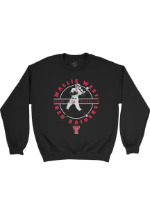 Mallie West Texas Tech Red Raiders Mens Black Illustrated Player Crew