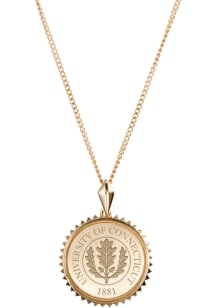 Kyle Cavan UConn Huskies Crest Sunburst Womens Necklace