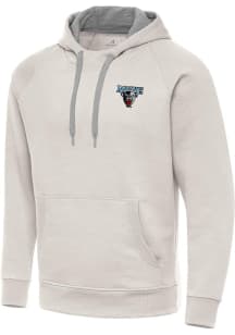 Antigua Maine Black Bears Mens White Victory Long Sleeve Hoodie