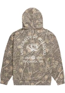 Uscape Missouri Tigers Mens Natural Back Bay Camo Long Sleeve Hoodie