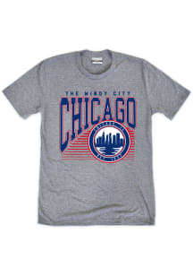 Chicago Grey Windy City Short Sleeve Fashion T Shirt