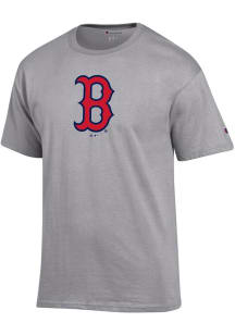 Champion Boston Red Sox Grey Jersey Short Sleeve T Shirt