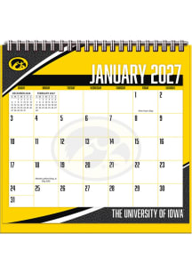 Iowa Hawkeyes 2027 Easel Desk Calendar