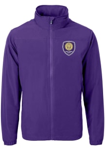 Cutter and Buck Orlando City SC Mens Purple Charter Eco Light Weight Jacket
