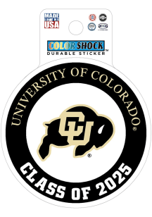 Colorado Buffaloes Class of 2025 Durable Stickers - Black