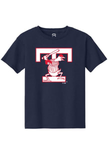 Summit Sportswear Toledo Mud Hens Youth Navy Blue Primary Logo Short Sleeve T-Shirt