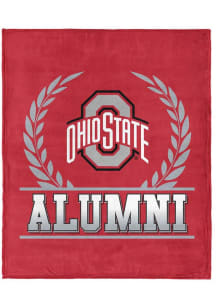 Ohio State Buckeyes Alumni Silk Touch Fleece Blanket - Red