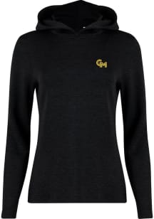 George Mason University Womens Black SPRING HOOD Hooded Sweatshirt