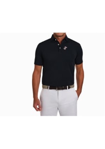 Holderness and Bourne Cincinnati Reds Mens Black Anderson solid Short Sleeve Fashion Polo