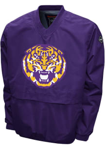 LSU Tigers Mens Purple Windshell Pullover Jackets