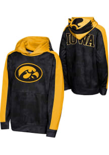Iowa Hawkeyes Youth Black Offensive Tackle Long Sleeve Hoodie