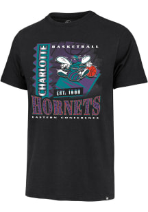 47 Charlotte Hornets Black Regional Short Sleeve Fashion T Shirt