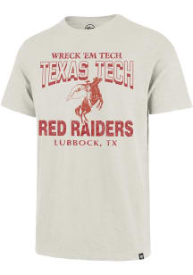 47 Texas Tech Red Raiders White Head On Football Scrum Short Sleeve Fashion T Shirt