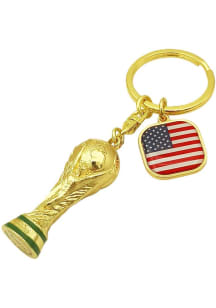 FIFA Trophy Keychain - White