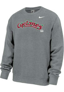 Nike Iowa State Cyclones Mens Grey Aer Lingus College Football Classic Long Sleeve Crew Sweatshirt