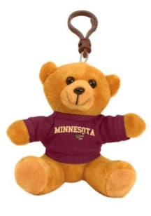 Minnesota Golden Gophers Bear Plush Keychain - Maroon
