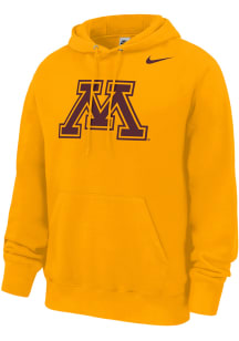 Nike Minnesota Golden Gophers Mens Gold Club Long Sleeve Hoodie
