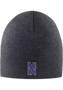 LogoFit Northwestern Wildcats Dark Grey Everest Mens Knit Hat