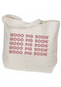 Arkansas Razorbacks Red Retro Canvas Tote
