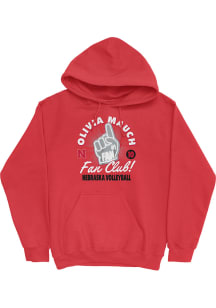 Olivia Mauch Campus Ink Nebraska Cornhuskers Youth Fan Club Hoodie Long Sleeve Player Hoodie Red