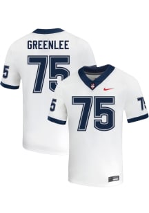 Hill Greenlee  Nike UConn Huskies White NIL Name And Number Football Jersey