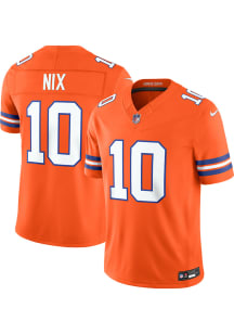 Bo Nix Nike Denver Broncos Mens Orange Alt Limited Football Jersey