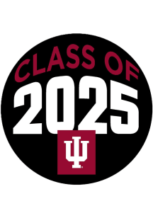 Indiana Hoosiers 3" Class of 2025 Button - Red