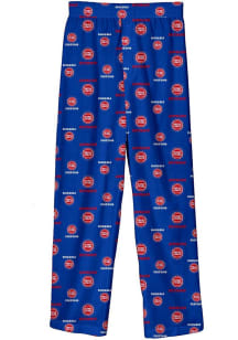Detroit Pistons Boys Blue All Over Print Sleep Pants