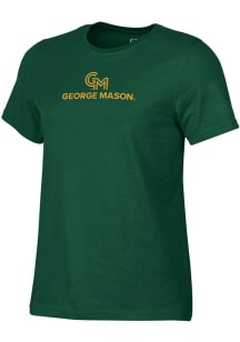 Gear For Sports George Mason University Womens Green Ayla Short Sleeve T-Shirt
