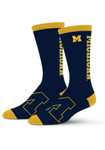 Michigan Wolverines keyline Mens Dress Socks