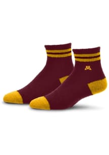 Minnesota Golden Gophers  Womens Quarter Socks