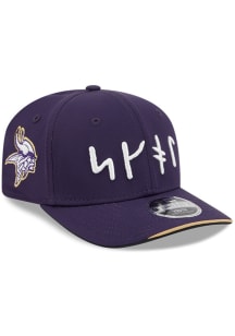 New Era Minnesota Vikings Purple NFL 2026 Sideline Rivalries Collection YTH 970SS Youth Adjustable..