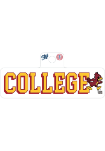 Iowa State Cyclones Cool College Stickers - Yellow