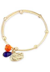 Florida Gators Matte Gold Womens Bracelet