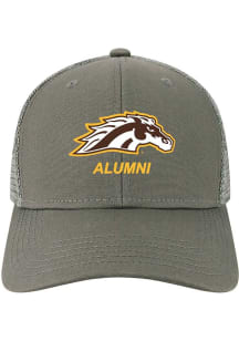 Western Michigan Broncos Alumni Mid Pro Trucker Adjustable Hat - Charcoal