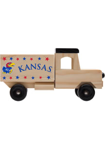 Kansas Jayhawks Wooden Toy Truck Car
