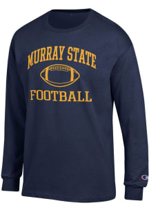 Champion Murray State Racers Navy Blue Football Football Jersey Long Sleeve T Shirt
