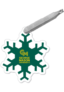 George Mason University Snowflake Ornament - Green