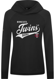 Levelwear Minnesota Twins Womens Black Slender Glide Pullover