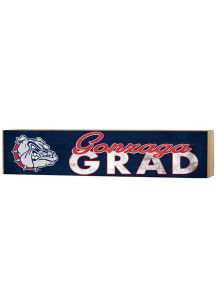 KH Sports Fan Gonzaga Bulldogs Grad graduation graphic Sign - Navy Blue