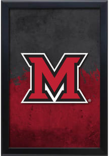 Miami RedHawks Snap Frame LED Sign - Black