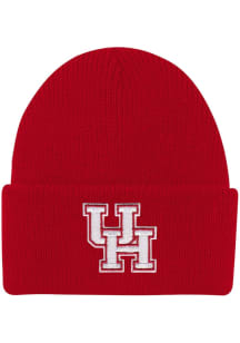 LogoFit Houston Cougars North Pole Baby Knit Hat - Red
