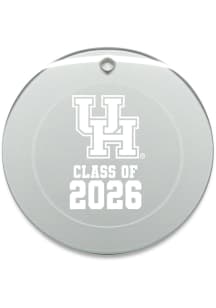 Houston Cougars Class of 2026 Round Ornament - White