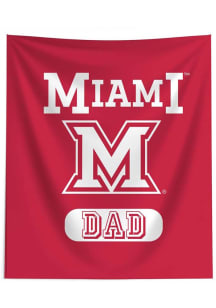 Miami RedHawks Dad 50x60 Tapestry Blanket