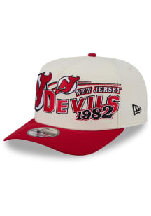 New Era New Jersey Devils Classic AF 9FIFTY Adjustable Hat - White