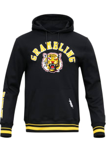 Pro Standard Grambling State Tigers Mens Black Stacked Logo Fashion Hood
