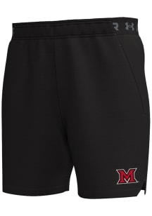 Under Armour Miami RedHawks Mens Black Embroidered Shorts